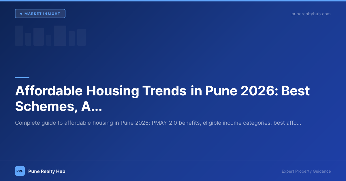 Affordable residential apartments in Pune's PCMC area with green landscaping