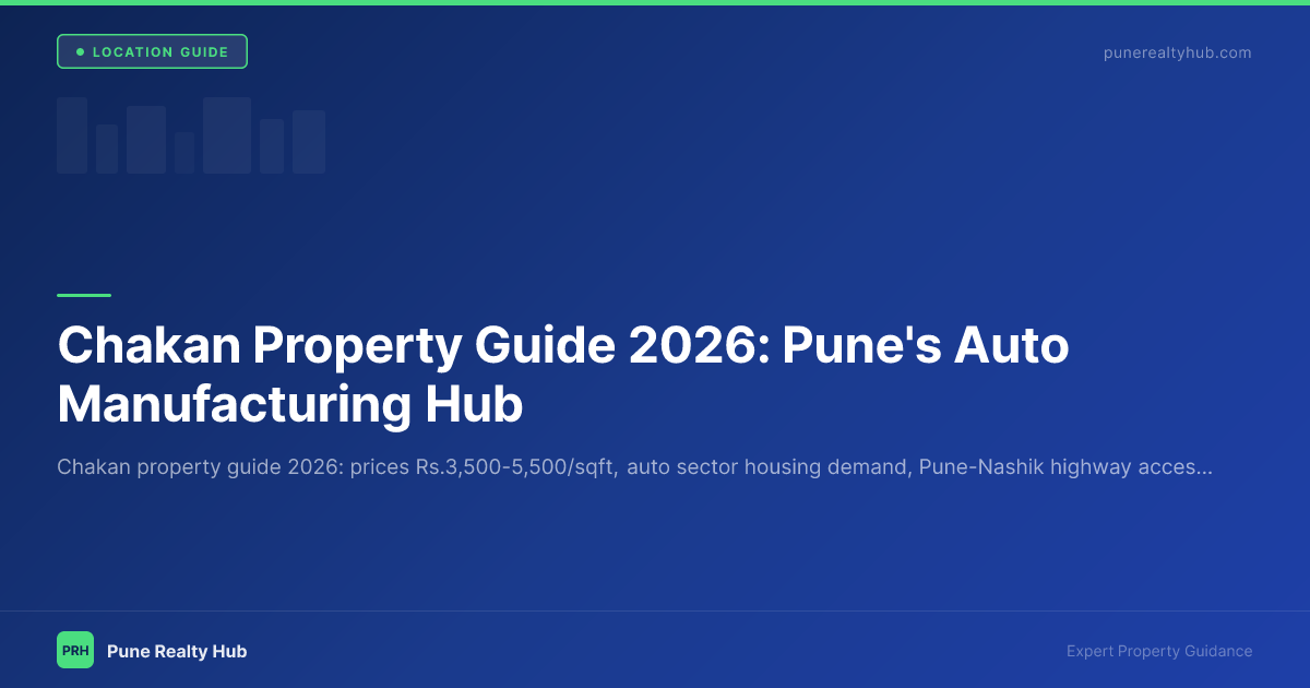 Chakan Property Guide 2026: Pune's Auto Manufacturing Hub