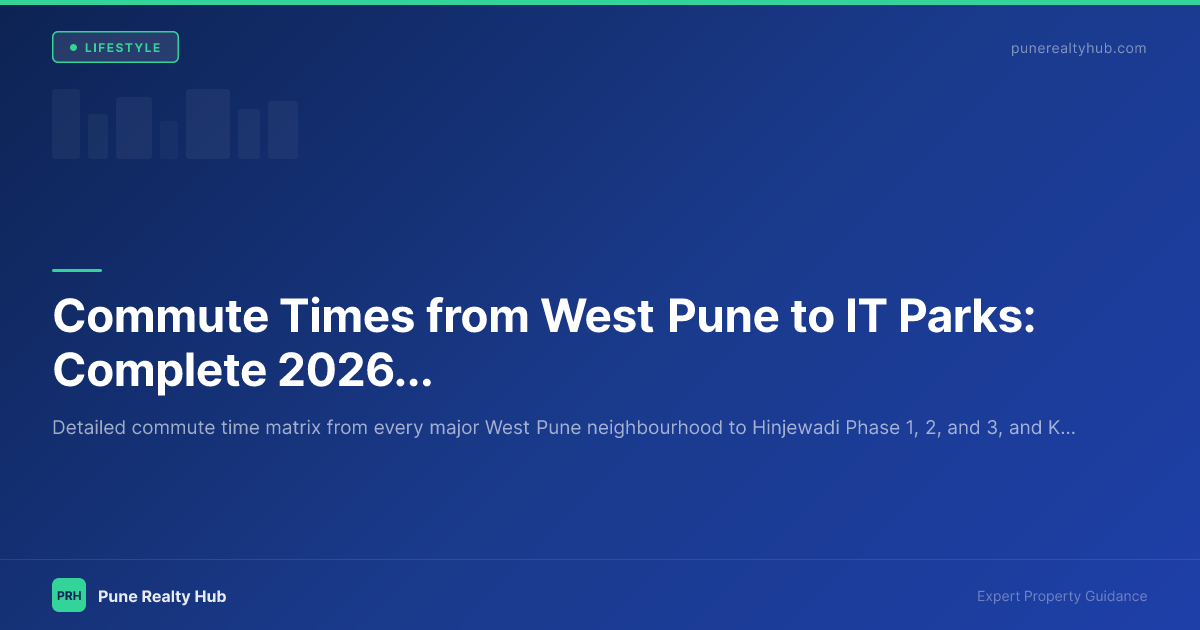 Commute route from West Pune to Hinjewadi IT Park