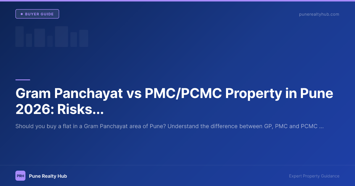 Gram Panchayat vs PMC/PCMC Property in Pune 2026: Risks, Rules & When GP Is Acceptable