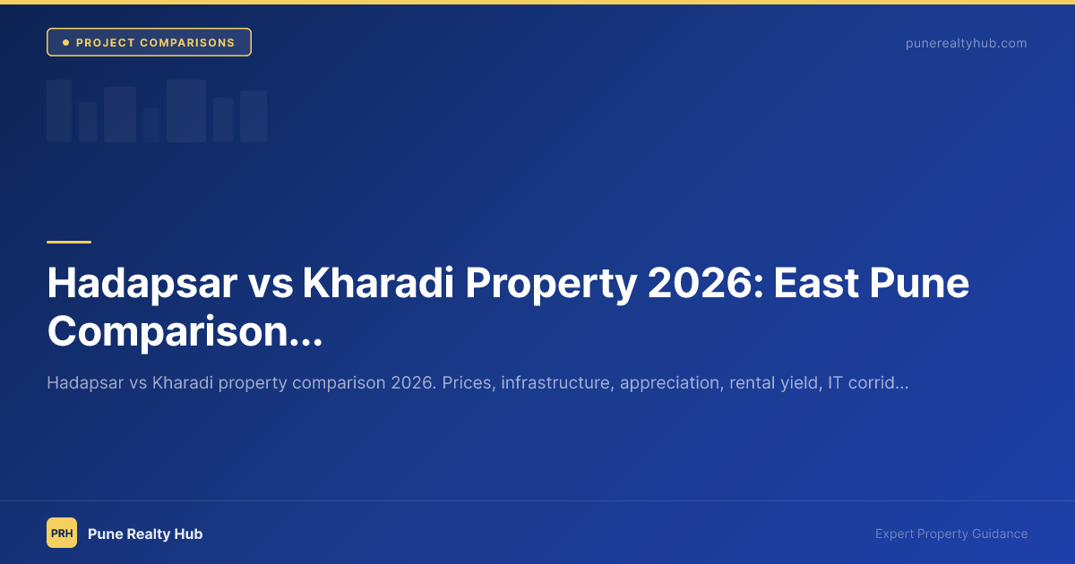 Hadapsar vs Kharadi Property 2026: East Pune Comparison Guide