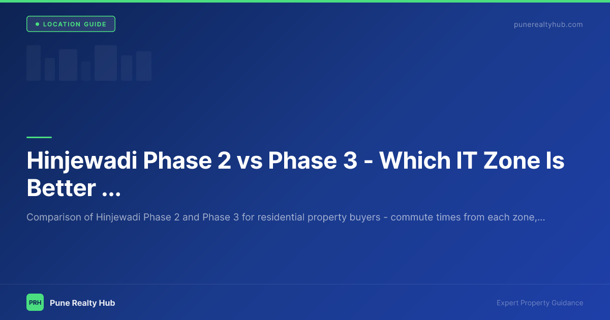Hinjewadi Phase 2 vs Phase 3 — Which IT Zone Is Better for Residential Buyers in 2026?