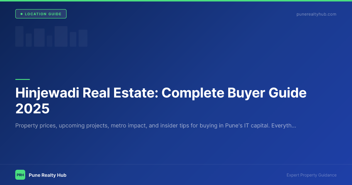 Aerial view of Hinjewadi IT Park and residential towers