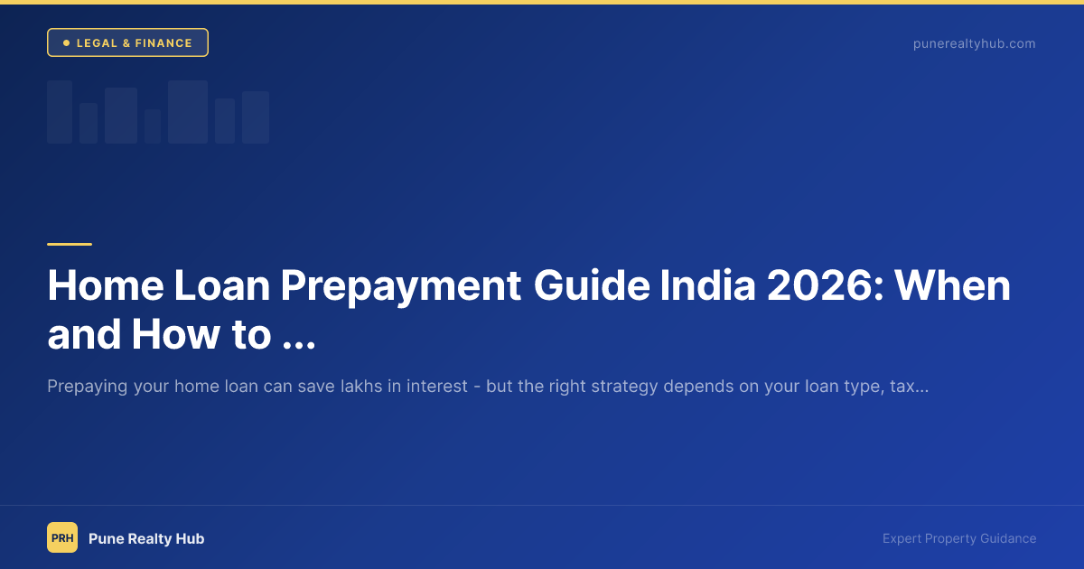 Home loan prepayment guide India 2026