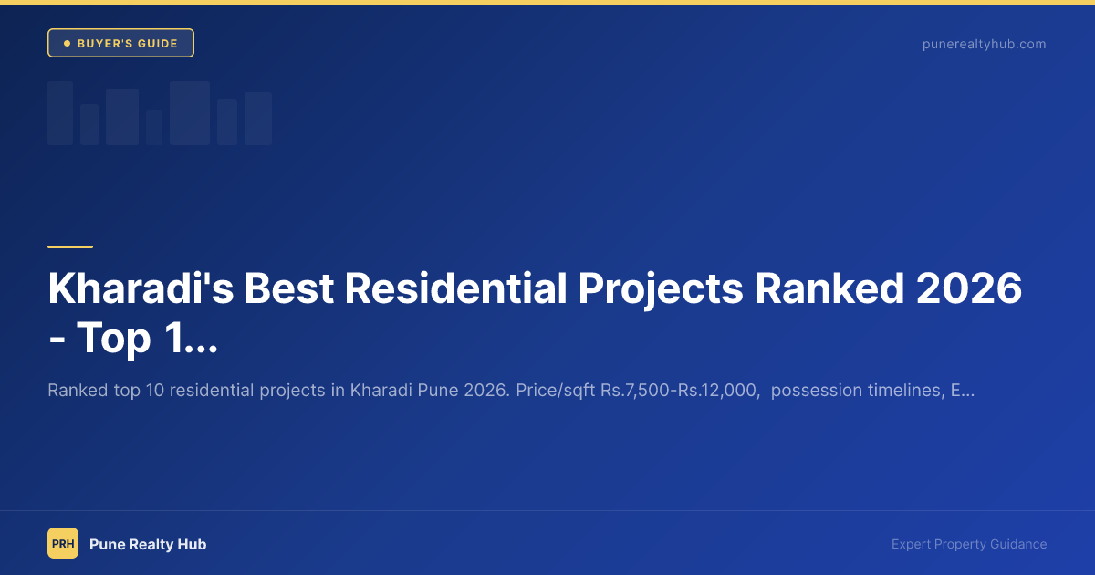 Kharadi's Best Residential Projects Ranked 2026 — Top 10 Picks