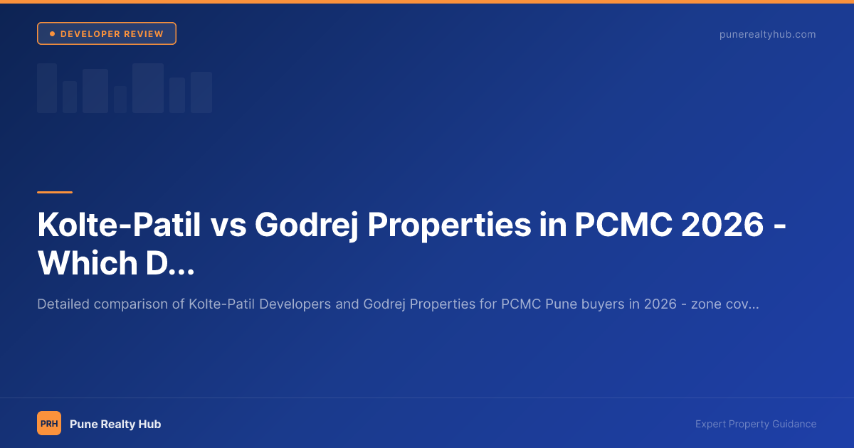 Kolte-Patil vs Godrej Properties in PCMC 2026 — Which Developer to Choose?