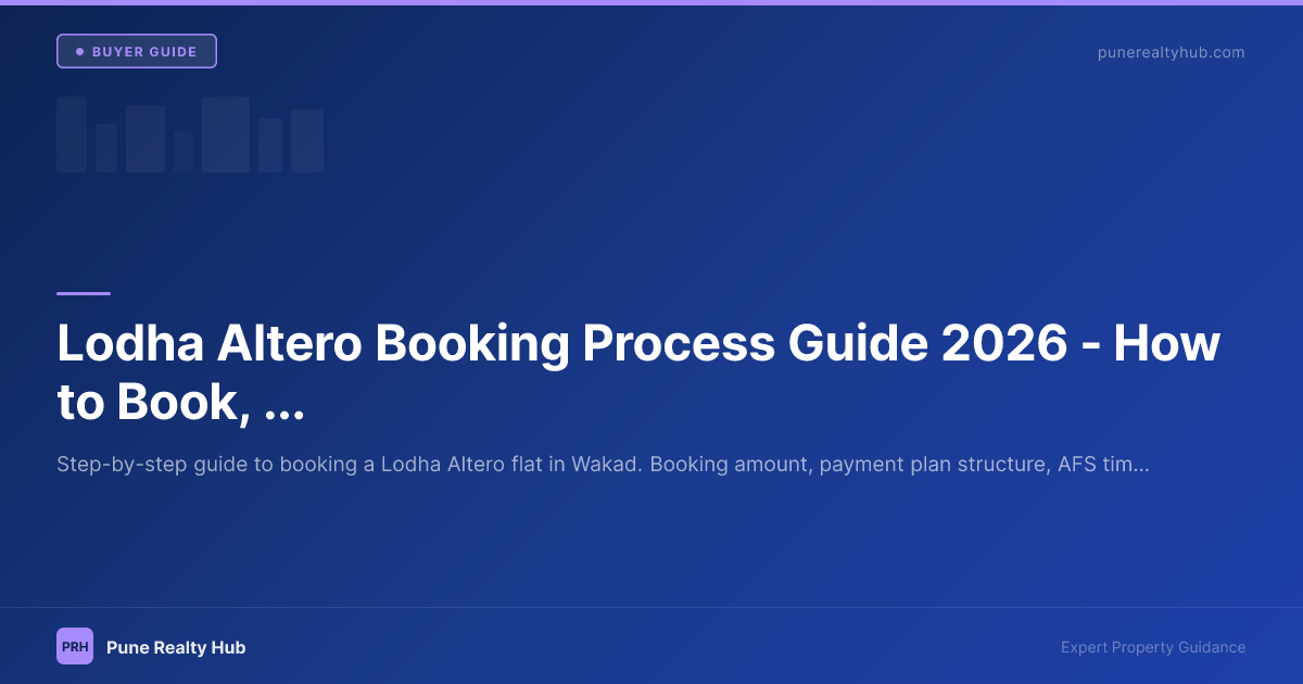 Lodha Altero Booking Process Guide 2026 — How to Book, Payment Plan & What to Watch