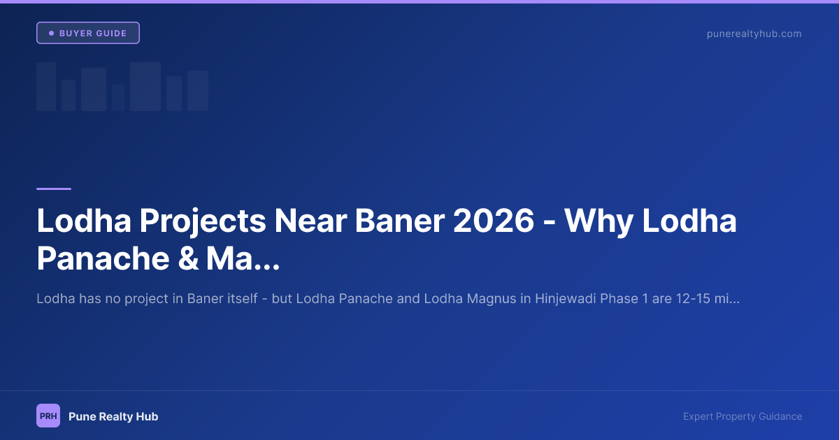 Lodha Projects Near Baner 2026 — Why Lodha Panache & Magnus Are Baner Buyers' Best Options