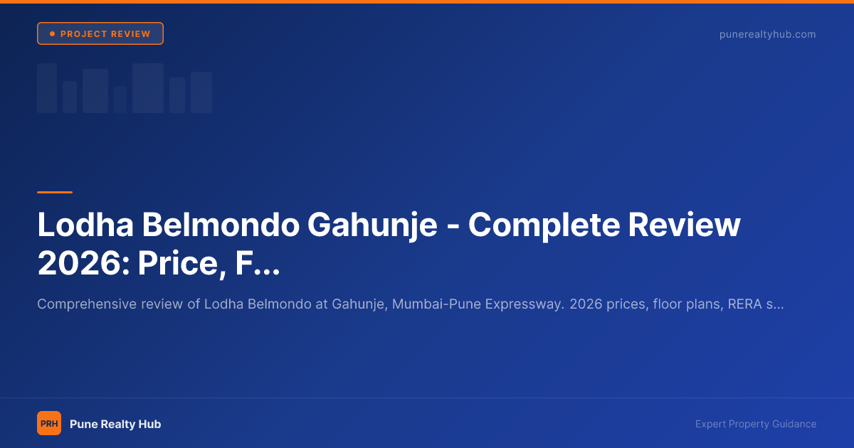 Lodha Belmondo Gahunje — Complete Review 2026: Price, Floor Plans, RERA & Honest Verdict