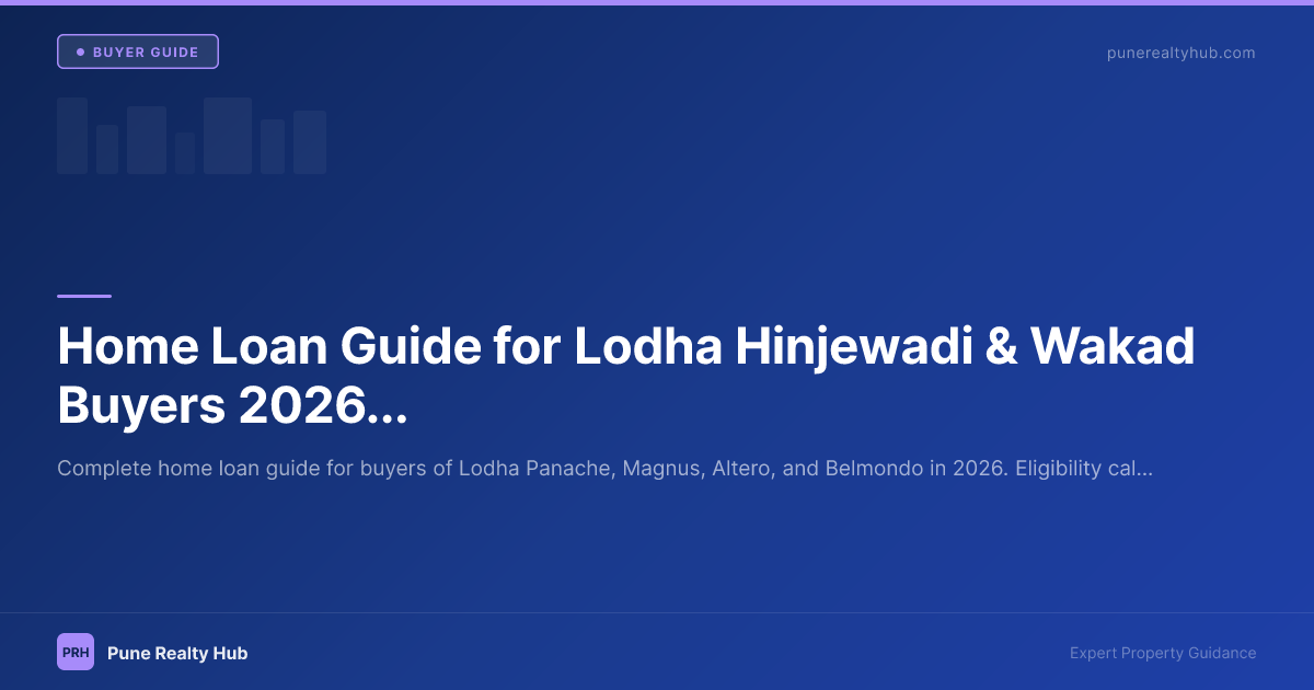 Home Loan Guide for Lodha Hinjewadi & Wakad Buyers 2026 — Eligibility, Banks & Best Rates