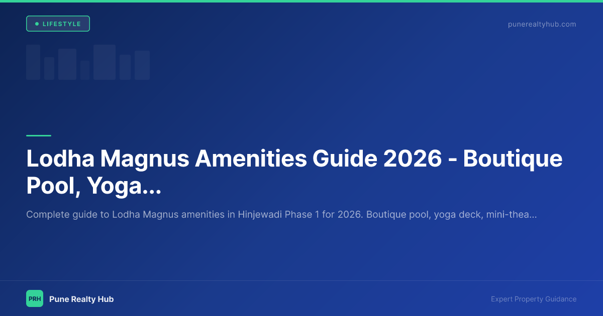 Lodha Magnus Amenities Guide 2026 — Boutique Pool, Yoga Deck & What Sets It Apart
