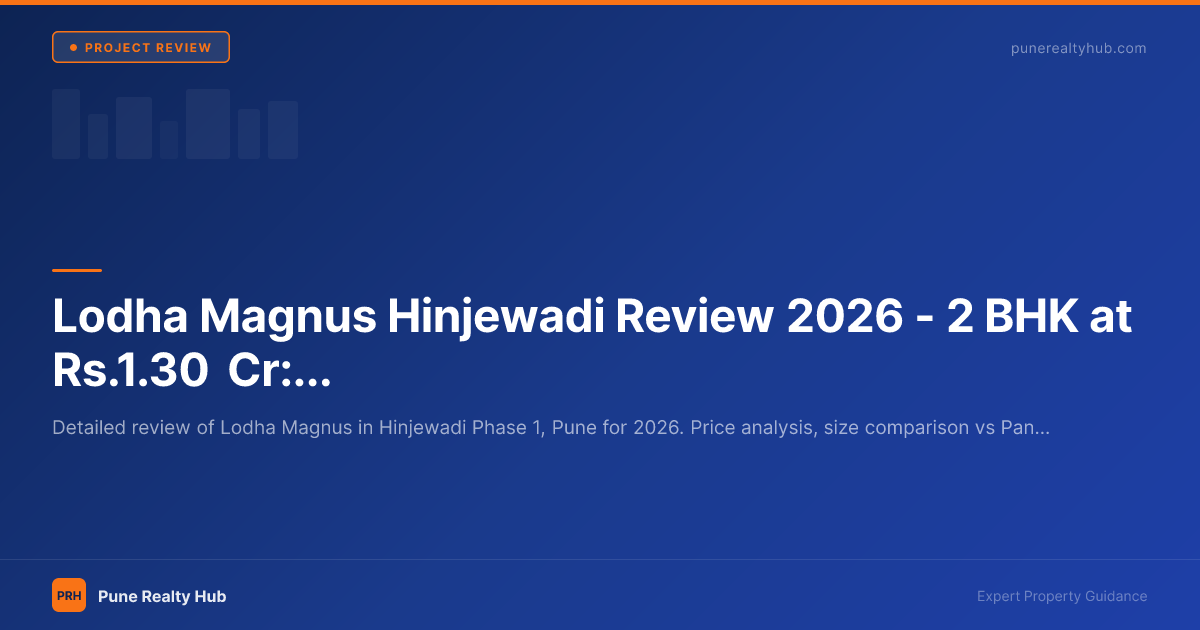 Lodha Magnus Hinjewadi Review 2026 — 2 BHK at ₹1.30 Cr: Is the Boutique Premium Justified?