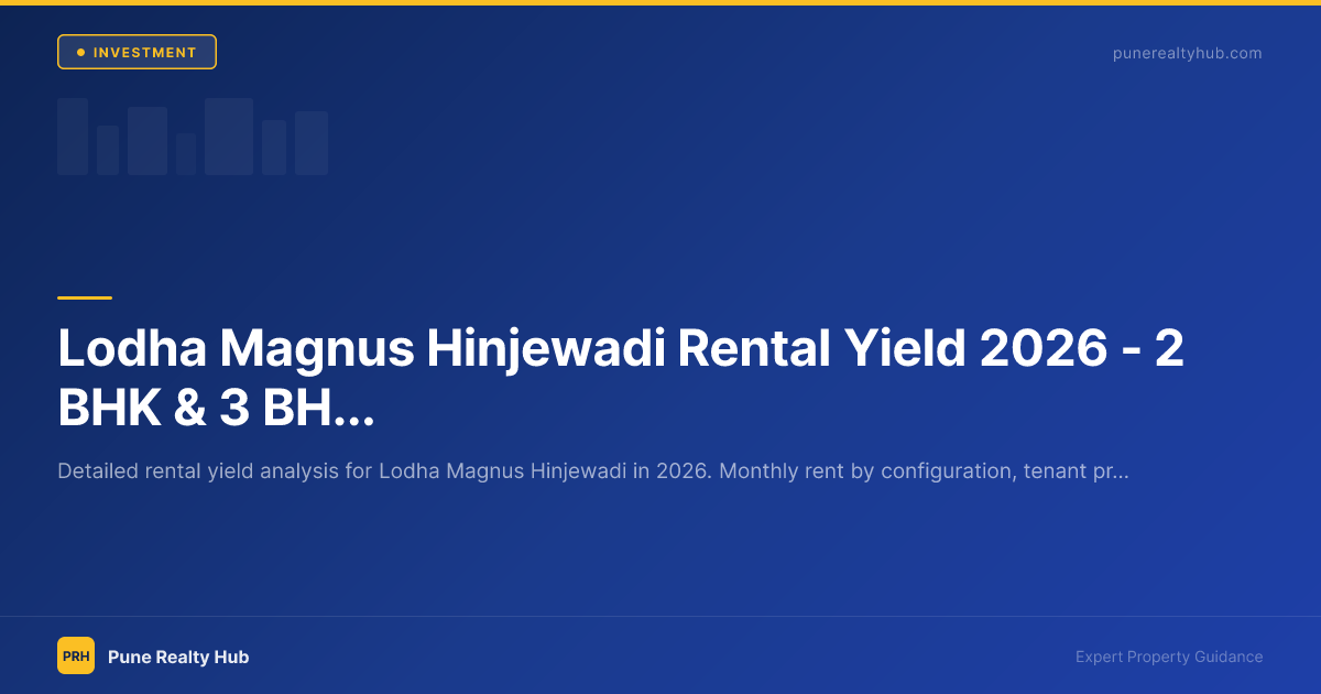 Lodha Magnus Hinjewadi Rental Yield 2026 — 2 BHK & 3 BHK Income Deep Dive