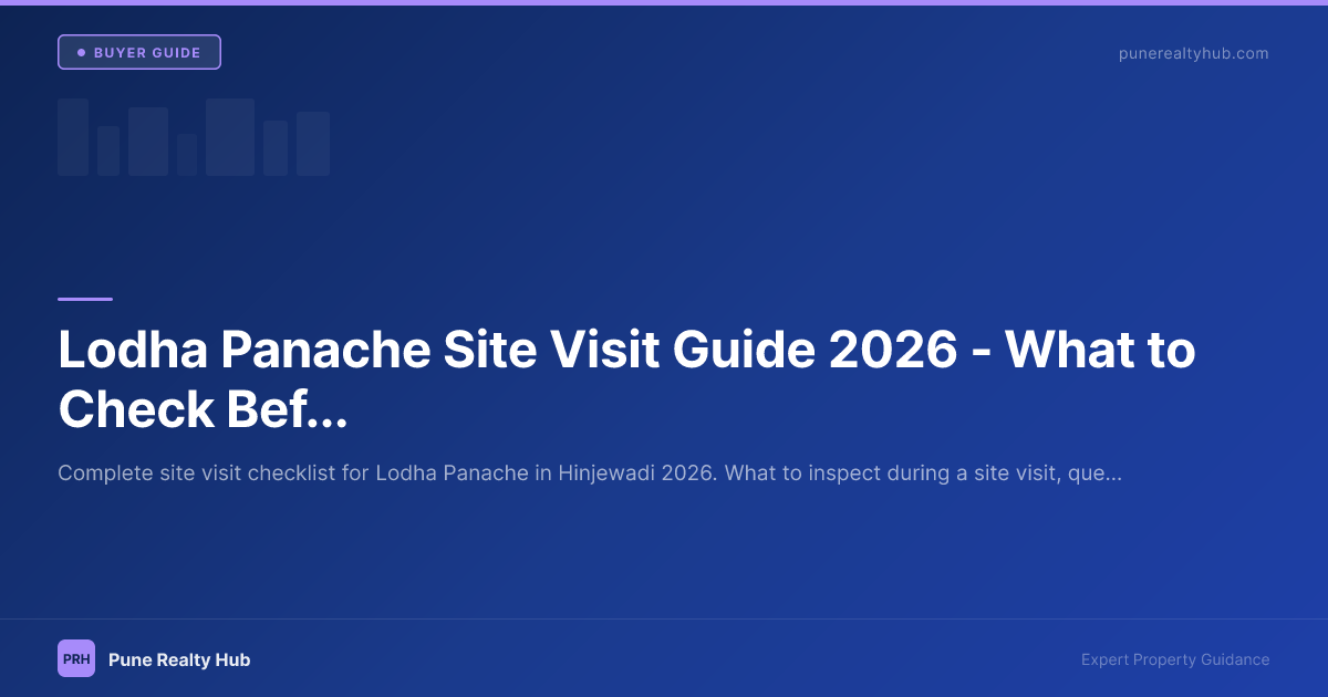 Lodha Panache Site Visit Guide 2026 — What to Check Before You Book