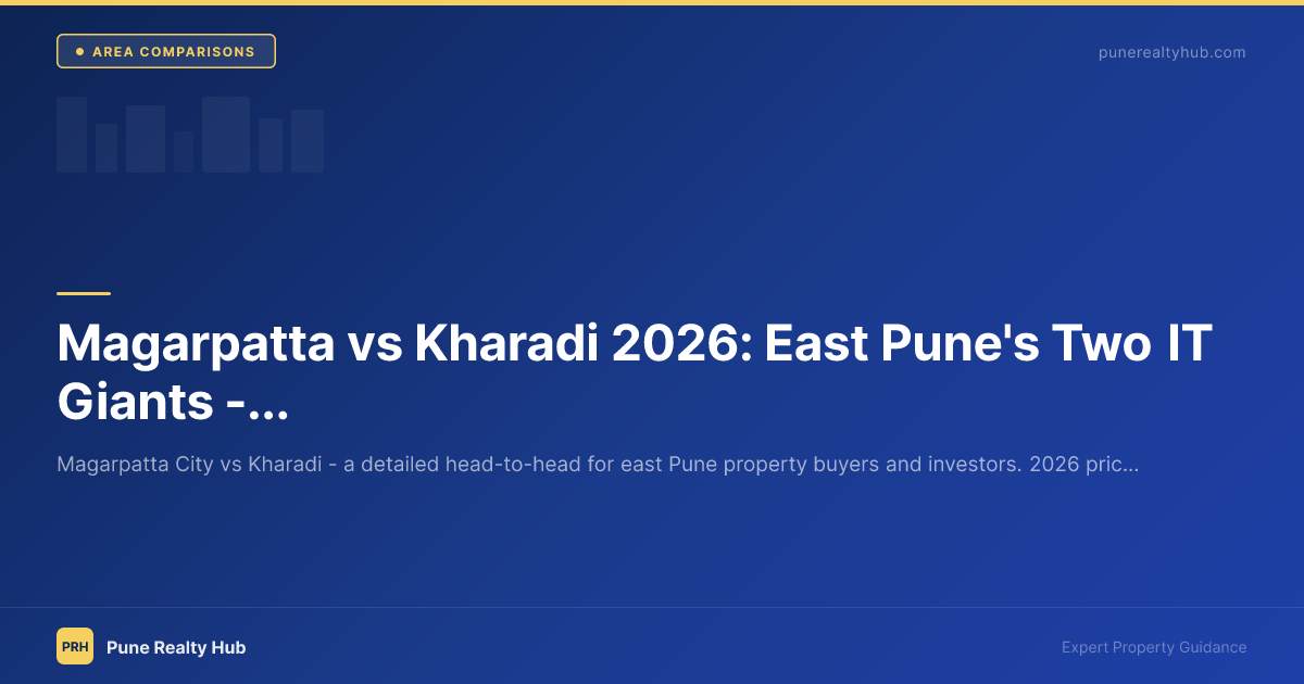 Magarpatta vs Kharadi Pune IT hub property comparison