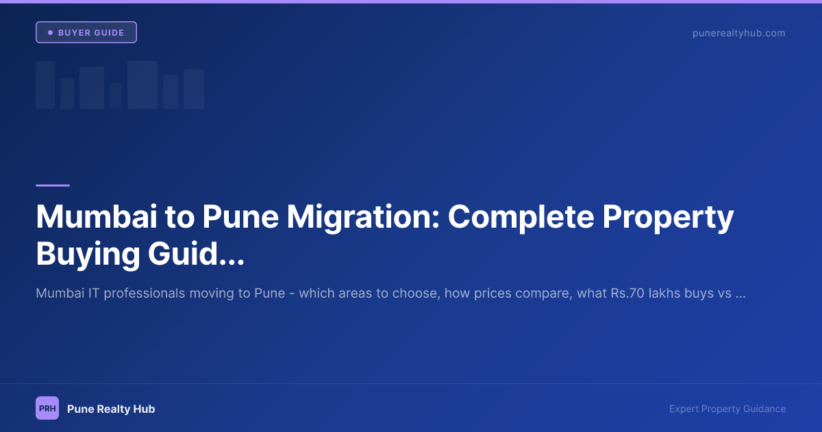 Mumbai to Pune Migration: Complete Property Buying Guide for Mumbai Professionals in 2026
