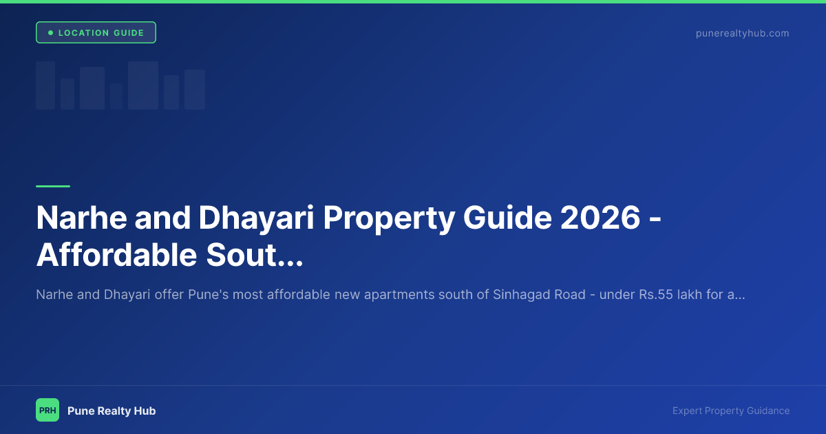 Narhe and Dhayari Property Guide 2026 — Affordable South Pune's Rising Corridor