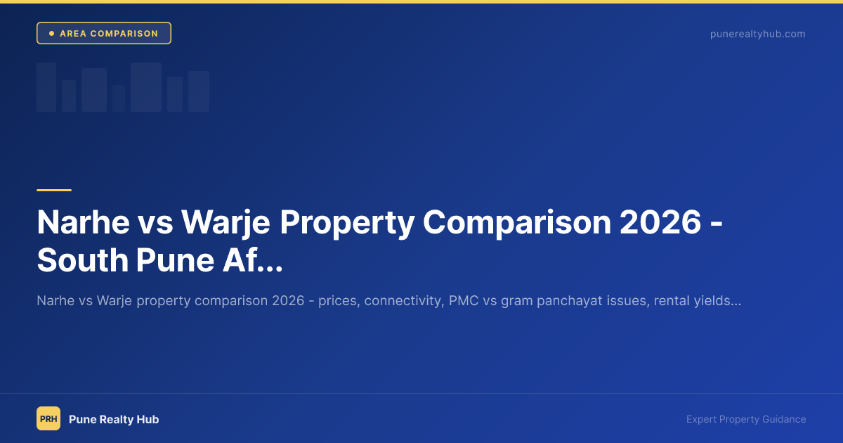 Narhe vs Warje Property Comparison 2026 — South Pune Affordable Zones