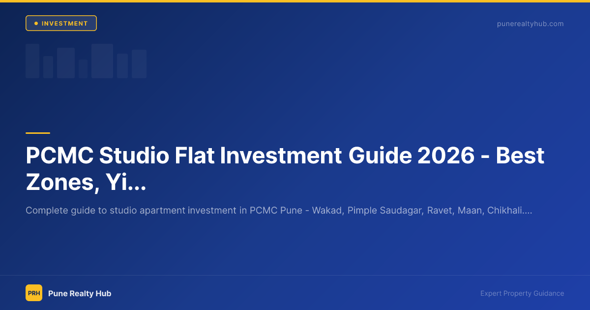 PCMC Studio Flat Investment Guide 2026 — Best Zones, Yields and Returns