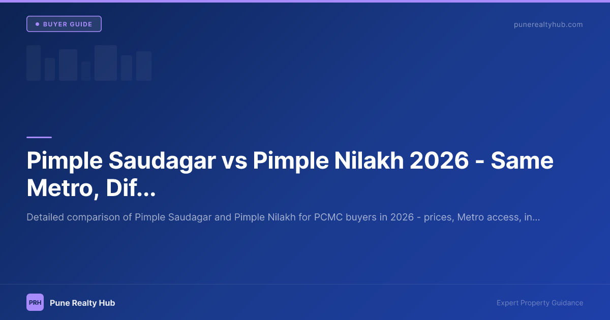 Pimple Saudagar vs Pimple Nilakh 2026 — Same Metro, Different Price