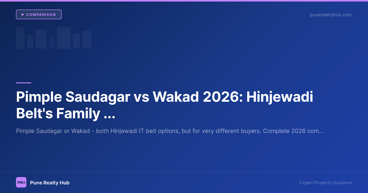 Pimple Saudagar vs Wakad Pune comparison 2026