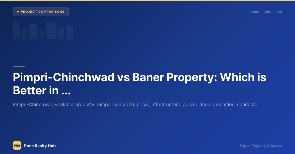 Pimpri-Chinchwad vs Baner Property: Which is Better in 2026?