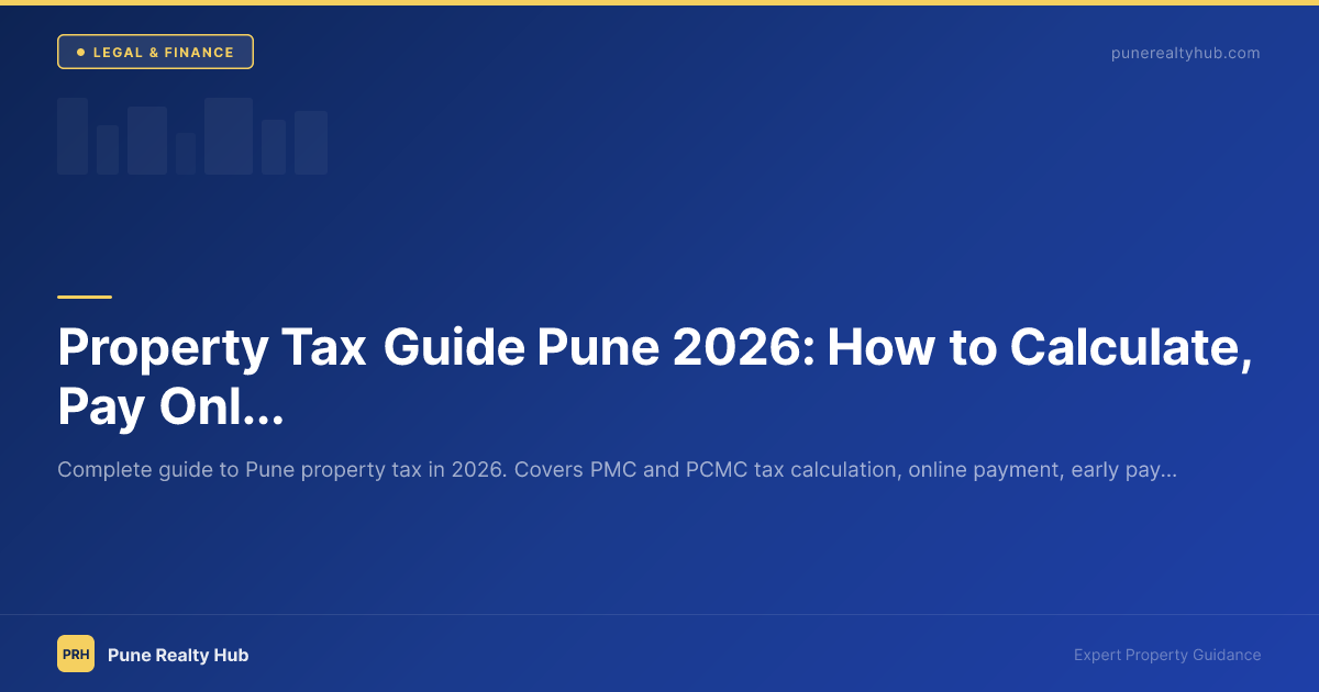 Pune property tax guide 2026 PMC and PCMC online payment