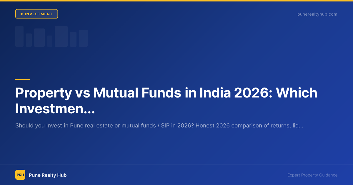 Property vs mutual funds India investment comparison 2026