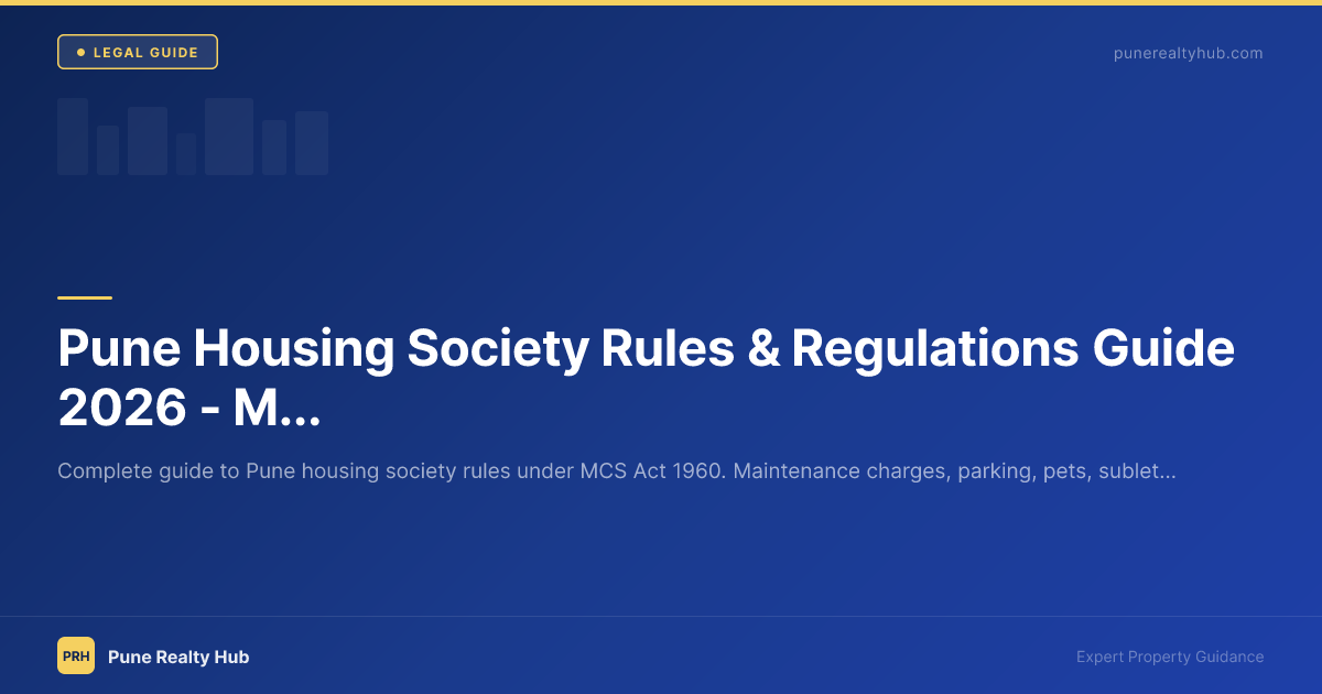 Pune Housing Society Rules & Regulations Guide 2026 — MCS Act Explained