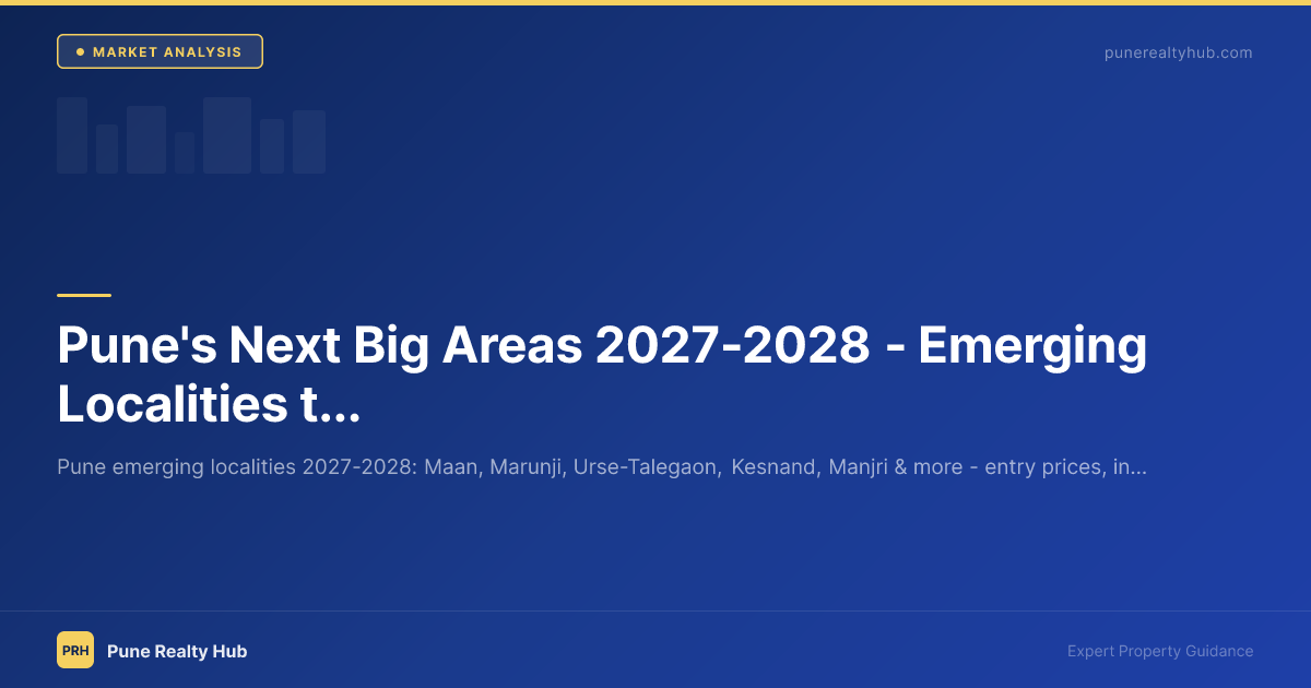 Pune's Next Big Areas 2027-2028 — Emerging Localities to Watch