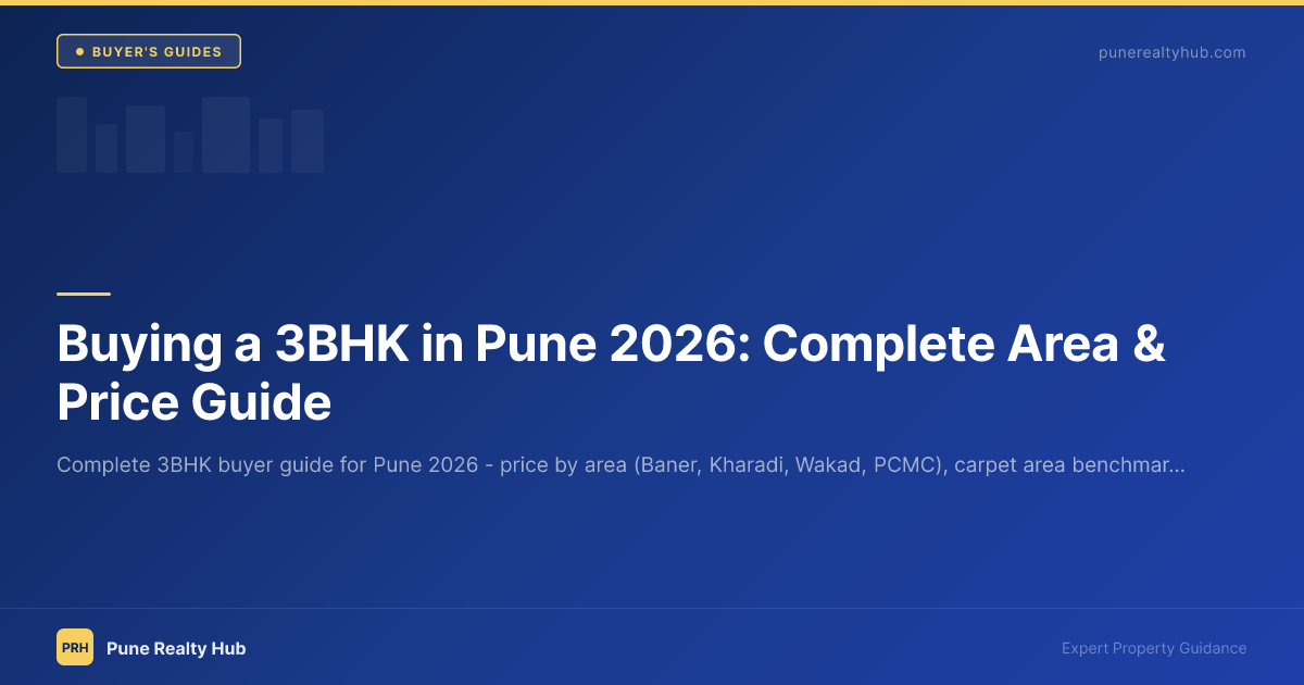 Buying a 3BHK in Pune 2026: Complete Area & Price Guide