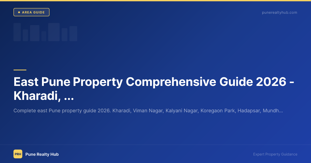 East Pune Property Comprehensive Guide 2026 — Kharadi, Hadapsar, Wagholi & Beyond