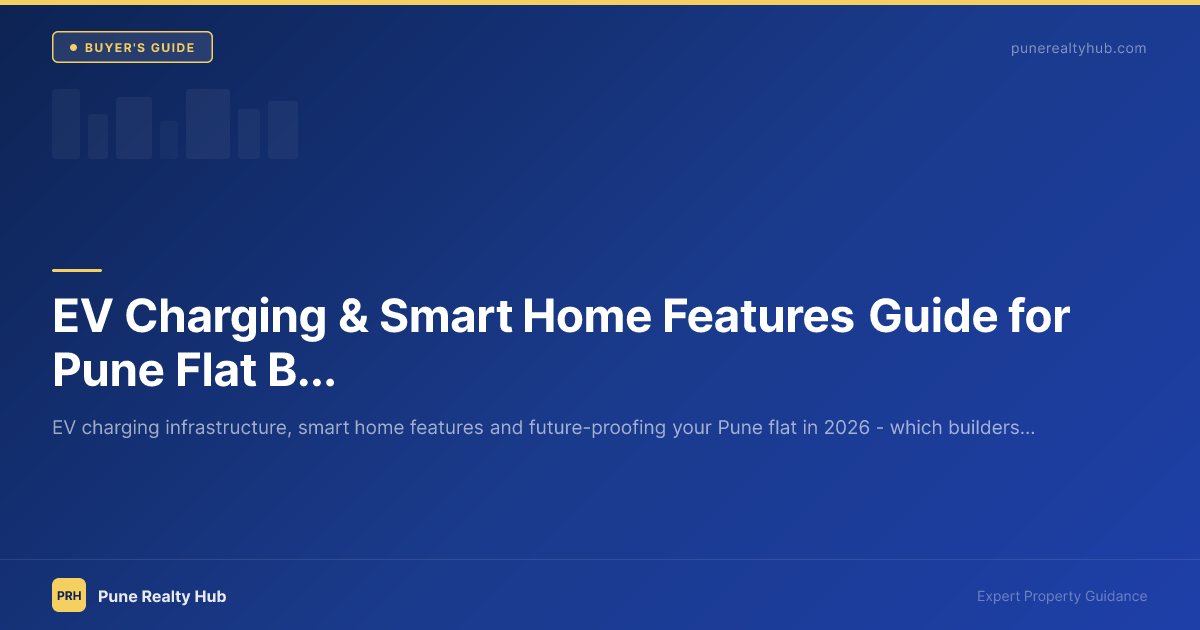 Modern residential project in Pune with EV charging infrastructure and smart building technology