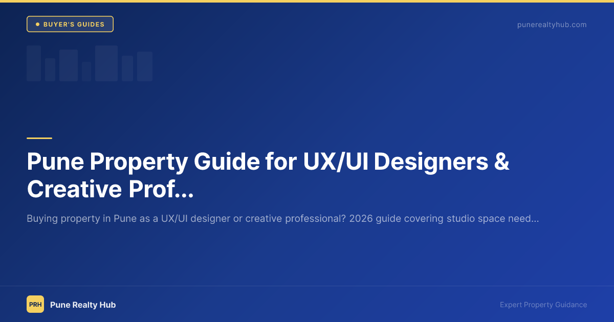 Modern apartment living area in Pune with home office setup suitable for design professionals