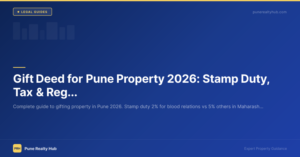 Gift Deed for Pune Property 2026: Stamp Duty, Tax & Registration Guide