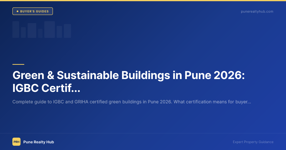 Green & Sustainable Buildings in Pune 2026: IGBC Certified Projects Guide