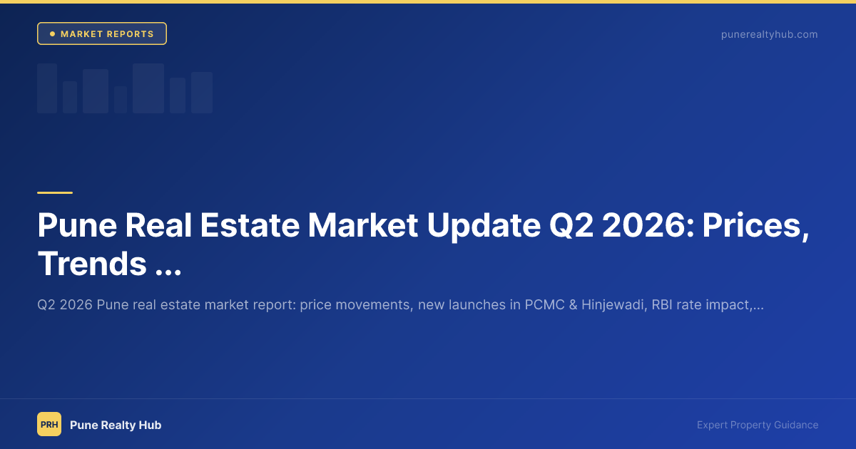 Pune Real Estate Market Update Q2 2026: Prices, Trends & Outlook