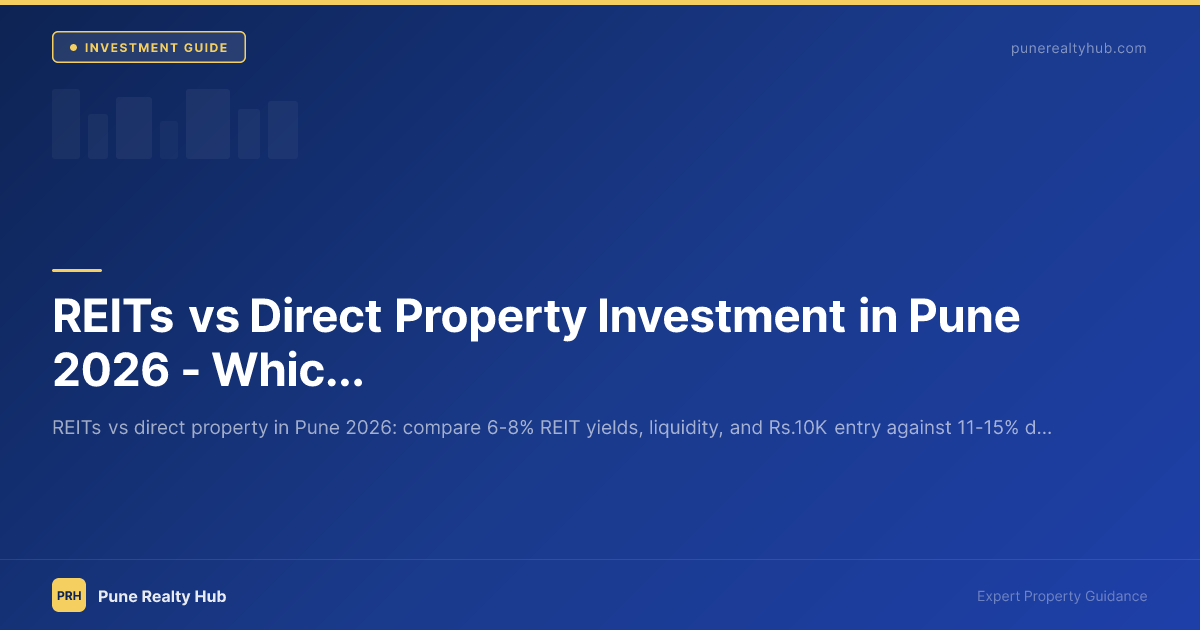 Modern residential towers in Pune representing direct property investment options