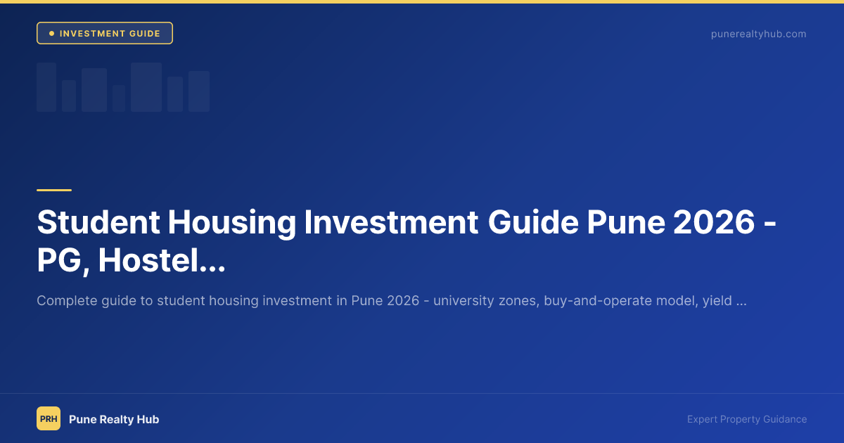 Student Housing Investment Guide Pune 2026 — PG, Hostel & Coliving Near Universities