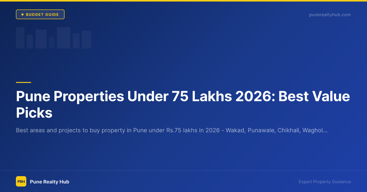 Mid-range residential apartments in Punawale or Wakad Pune with podium landscaping