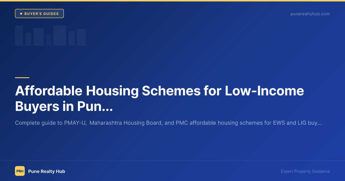 Affordable Housing Schemes for Low-Income Buyers in Pune 2026