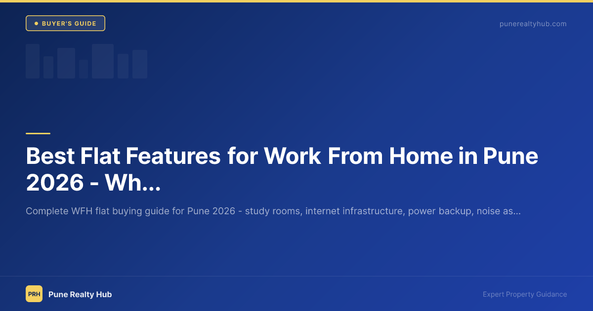 Best Flat Features for Work From Home in Pune 2026 — What to Look For