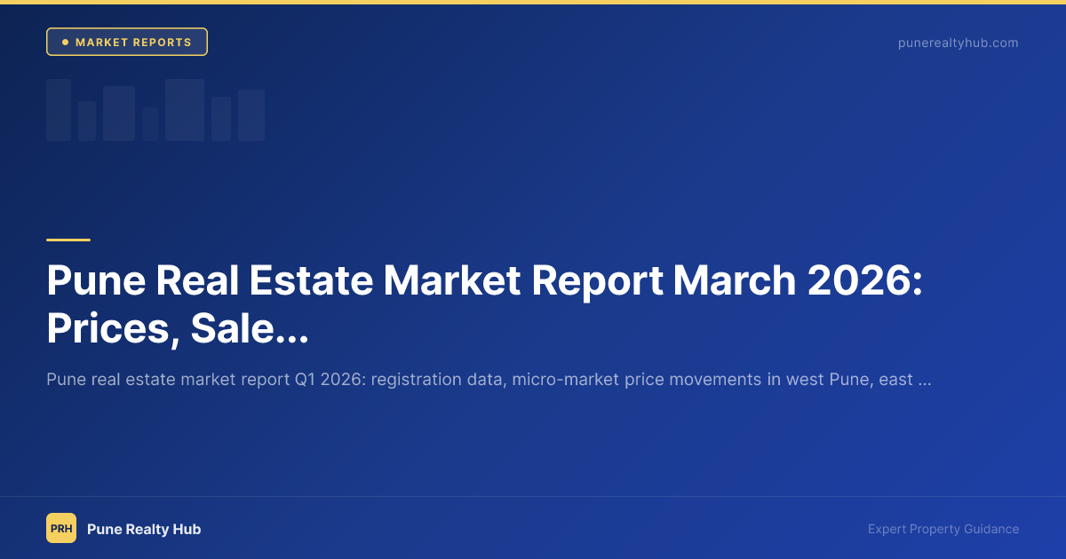 Pune Real Estate Market Report March 2026: Prices, Sales & Trends