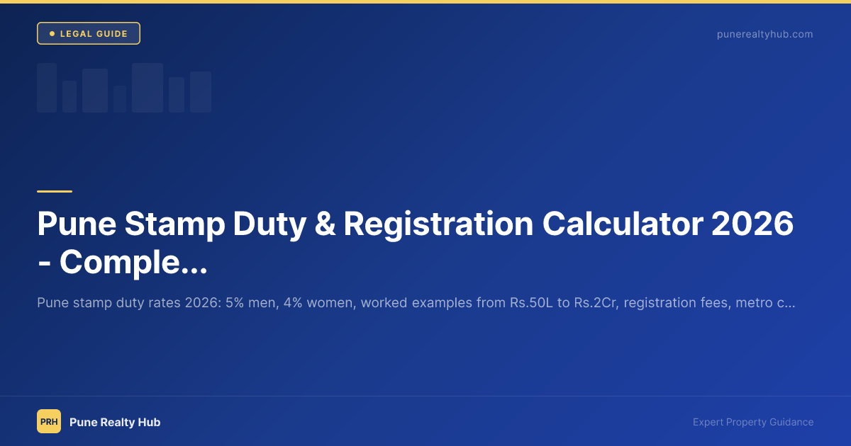 Pune Stamp Duty & Registration Calculator 2026 — Complete Guide with Examples