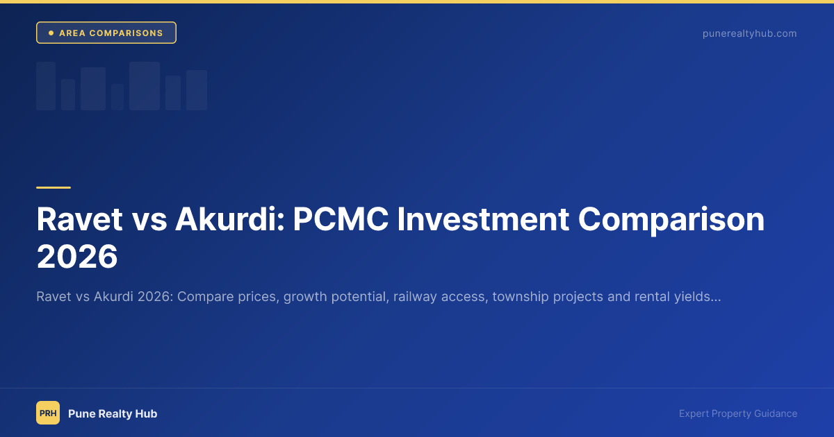 Ravet vs Akurdi PCMC Pune investment comparison 2026