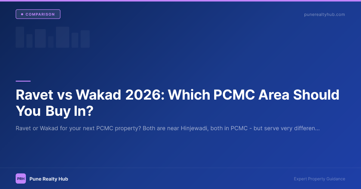 Ravet vs Wakad PCMC property comparison 2026 Hinjewadi