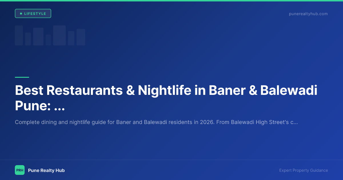 Restaurants and nightlife at Balewadi High Street, Pune