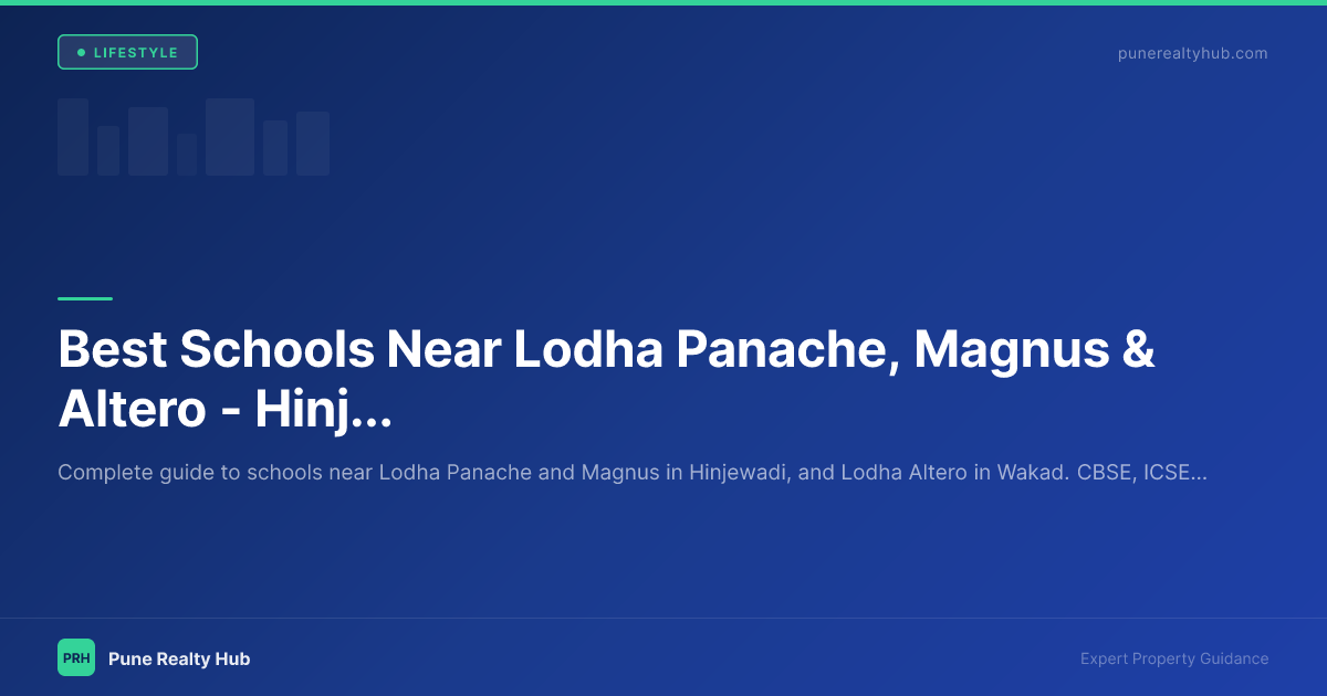 Best Schools Near Lodha Panache, Magnus & Altero — Hinjewadi & Wakad 2026