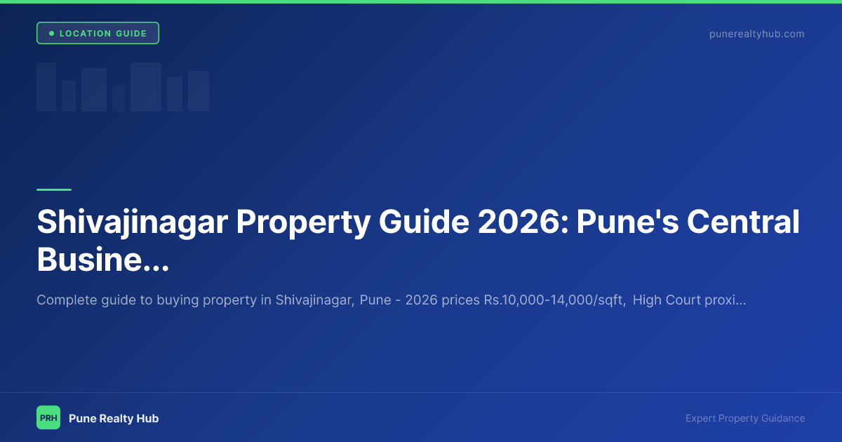 Shivajinagar Property Guide 2026: Pune's Central Business District