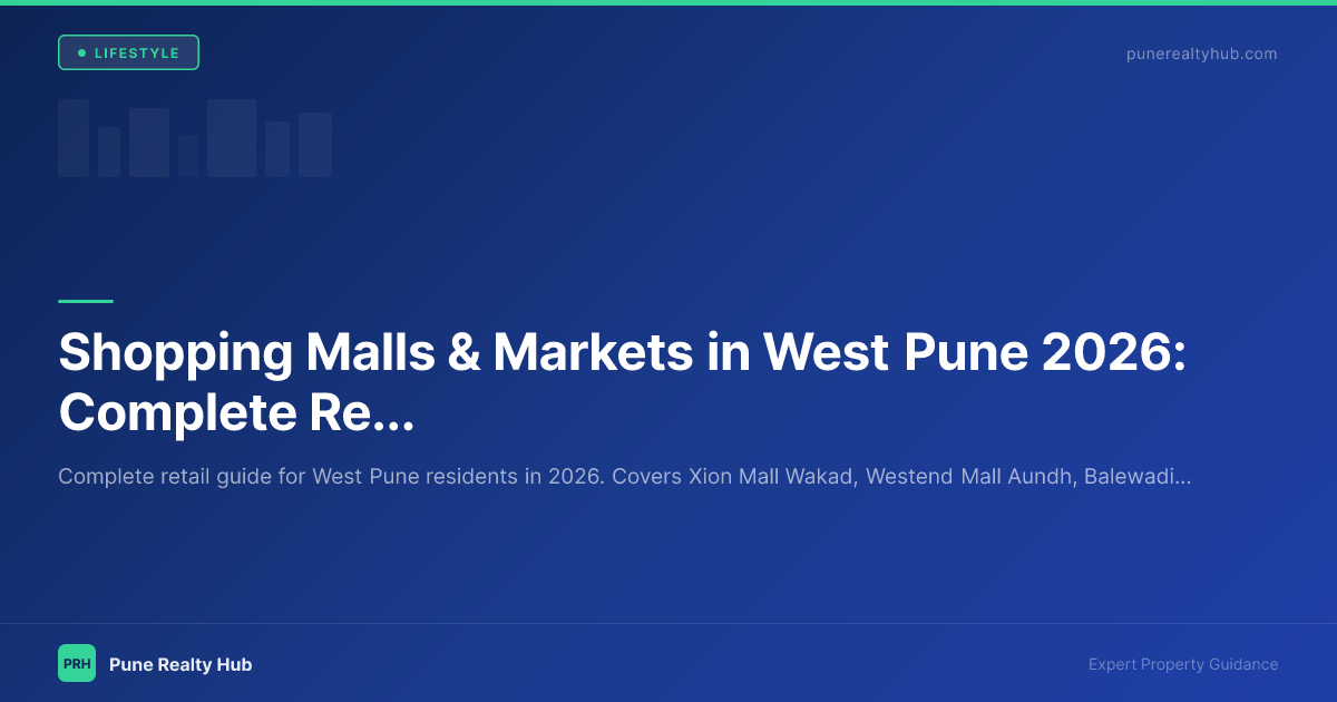 Shopping malls and retail markets in West Pune Pune